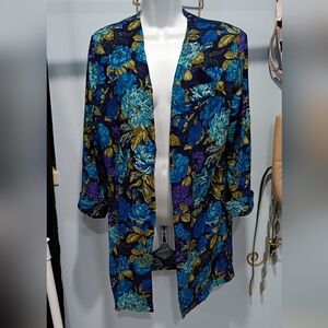 Jessica Howard Blue Floral Jacket